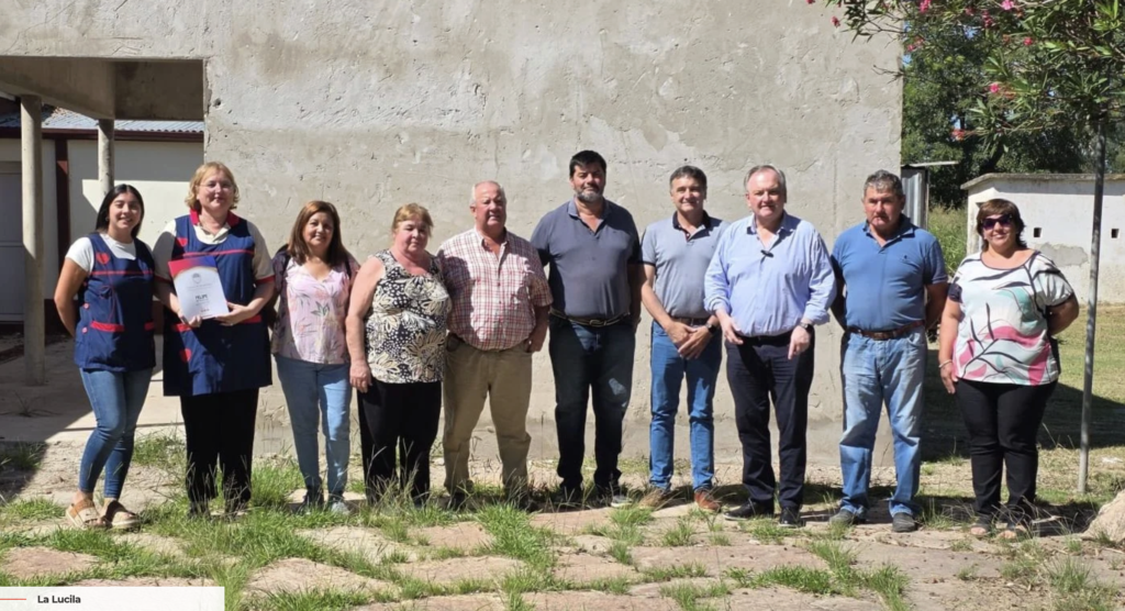 EL SENADOR MICHLIG ENTREGÓ APORTES FANI EN LA LUCILA Y MANTUVO REUNIONES INSTITUCIONALES EN SAN CRISTÓBAL